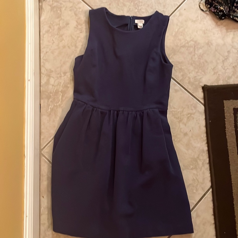 Blue jcrew dress
